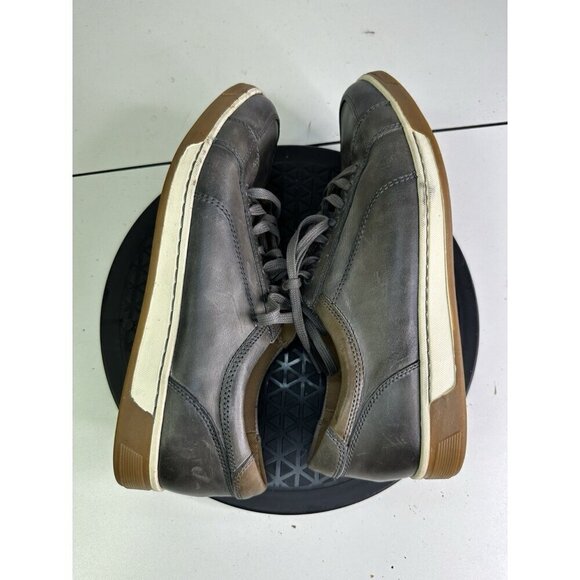 Cole Haan Shoes Mens 9.5 M Vartan Sneakers Gray Leather Lace Up Low Top C21802